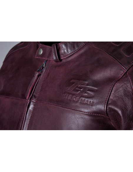 Veste cuir RST 2023 IOM TT Brandish 2 - Marron