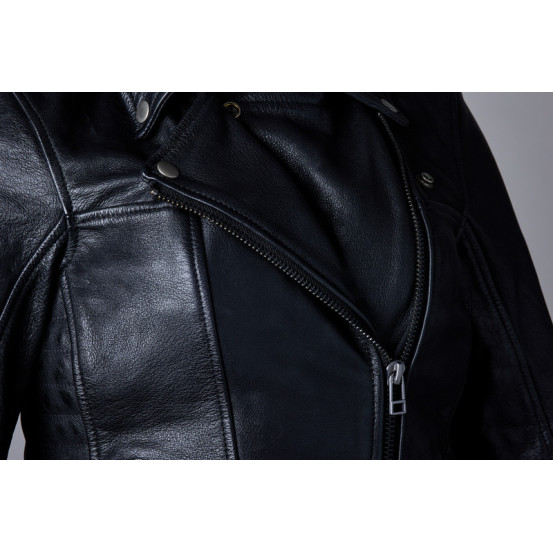 Veste cuir femme RST 2023 Ripley 2 - Noir