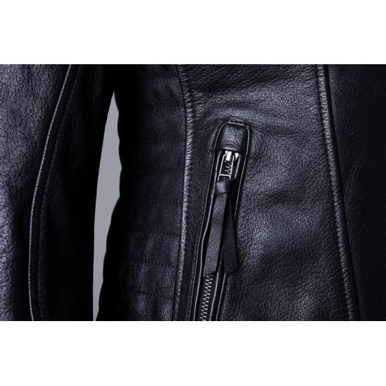 Veste cuir femme RST 2023 Ripley 2 - Noir