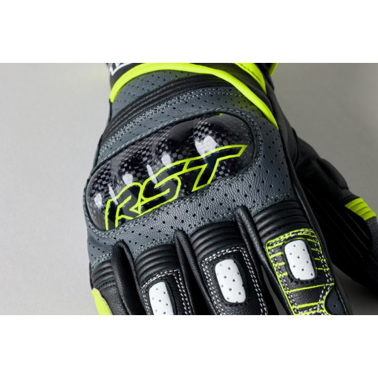 Gants moto cuir RST Fulcrum - Jaune