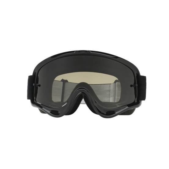 Masque cross OAKLEY O-Frame MX Jet Noir Noir Cendré - Écran Gris foncé + Clair