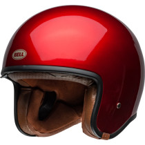 Casque moto jet Bell TX 501 Solid - Rouge candy 2