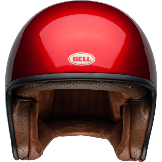 Casque moto jet Bell TX 501 Solid - Rouge candy