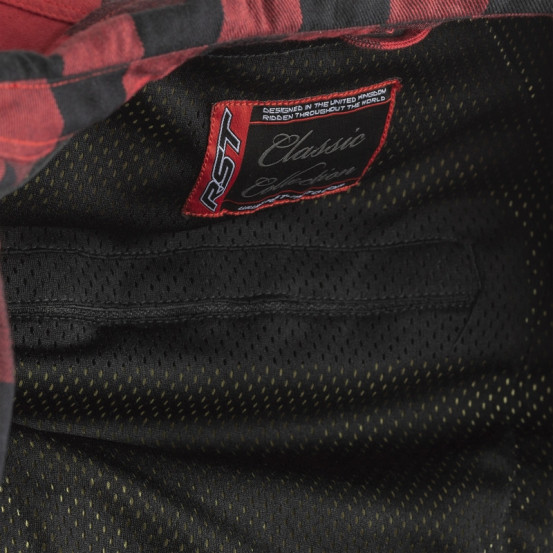 Sur-chemise doublée textile RST Lumberjack Aramid - Rouge