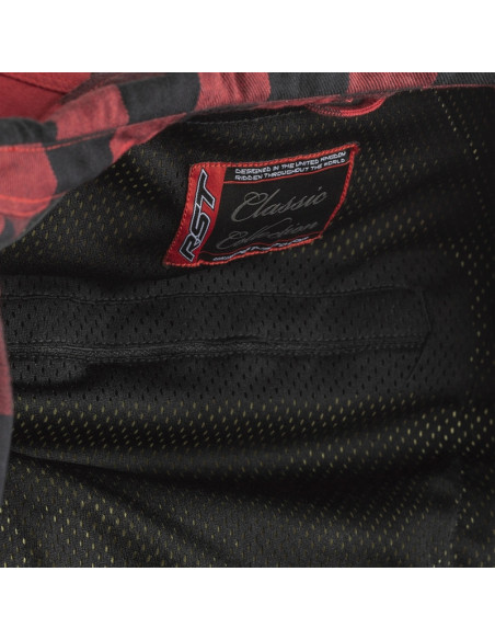 Sur-chemise doublée textile RST Lumberjack Aramid - Rouge