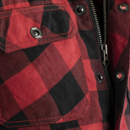 Sur-chemise doublée textile RST Lumberjack Aramid - Rouge