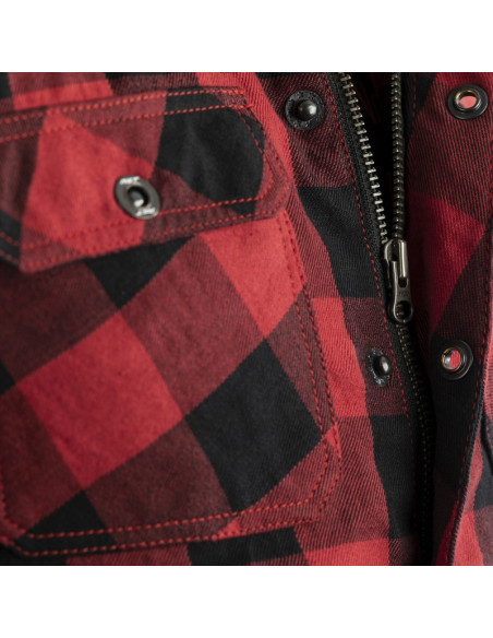 Sur-chemise doublée textile RST Lumberjack Aramid - Rouge