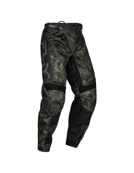 Pantalon cross Fly Racing 2024 F-16 S.E Kryptek Moss - Gris Noir
