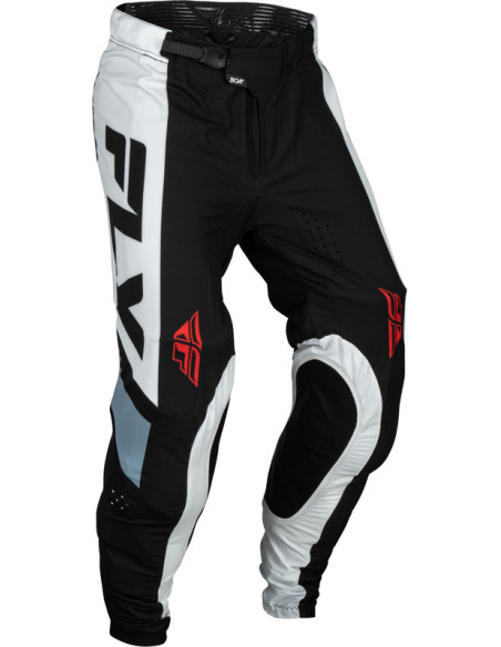 Pantalon cross Fly Racing 2024 Lite - Noir Blanc Gris