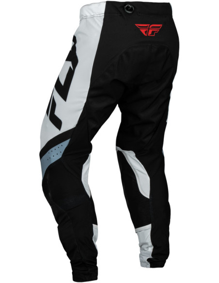 Pantalon cross Fly Racing 2024 Lite - Noir Blanc Gris