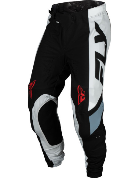 Pantalon cross Fly Racing 2024 Lite - Noir Blanc Gris