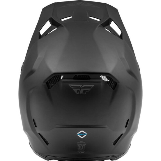 Casque cross Fly Racing Formula Solid - Noir Mat