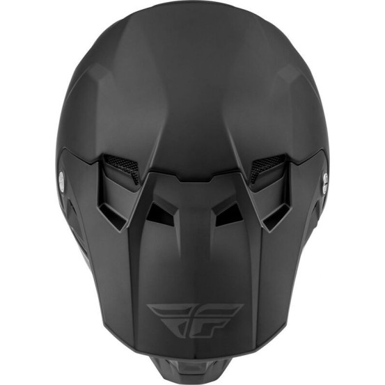 Casque cross Fly Racing Formula Solid - Noir Mat