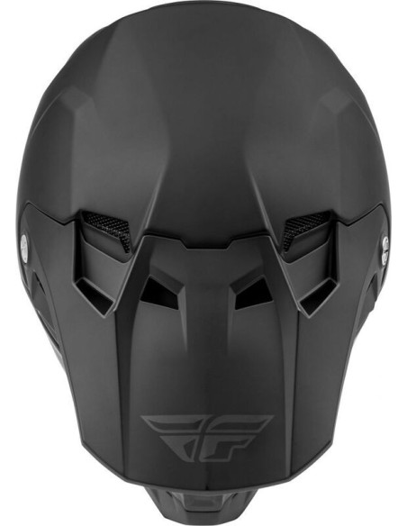 Casque cross Fly Racing Formula Solid - Noir Mat