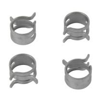 Kit 4 colliers de serrage durite FUEL STAR 11,7mm gris