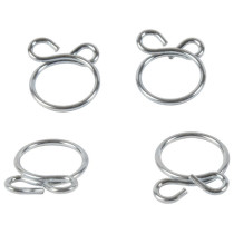Kit 4 colliers de serrage durite FUEL STAR 12,5mm gris