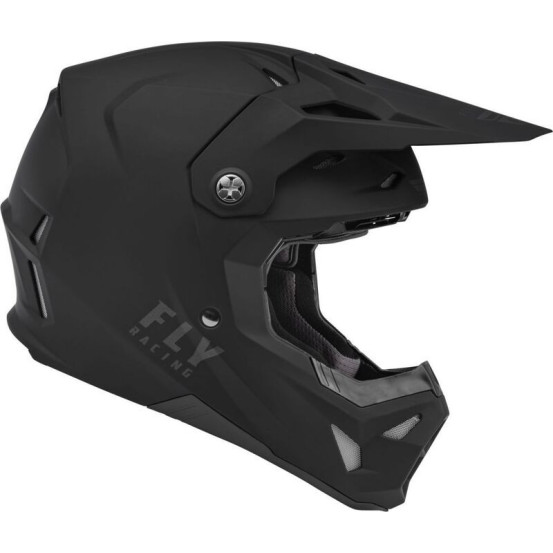 Casque cross Fly Racing Formula CP Solid Noir Mat