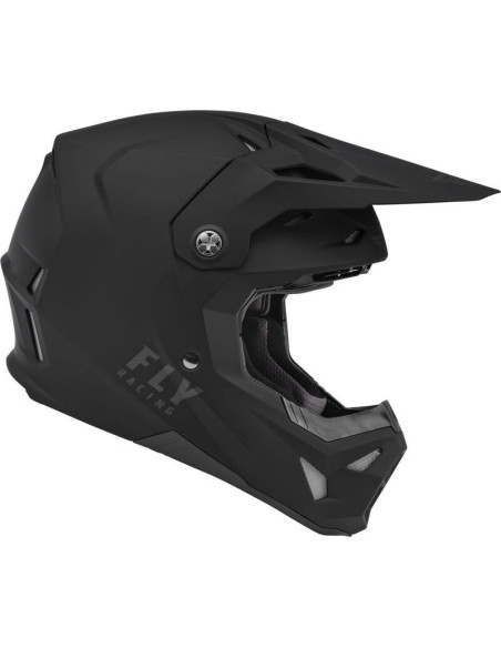 Casque cross Fly Racing Formula CP Solid Noir Mat