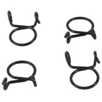 Kit 4 colliers de serrage durite FUEL STAR 12mm Noir