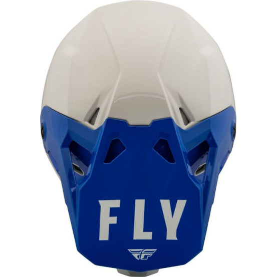 Casque cross Fly Racing Formula CP Slant - Gris Bleu
