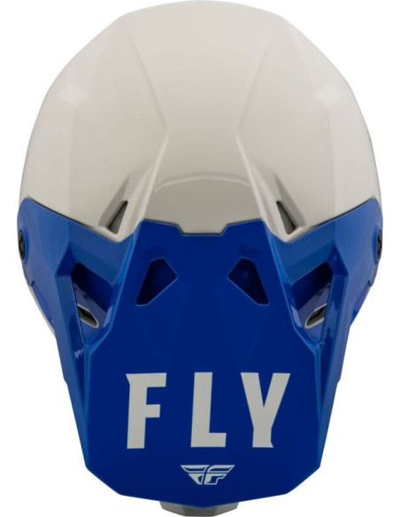 Casque cross Fly Racing Formula CP Slant - Gris Bleu