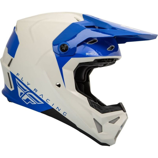 Casque cross Fly Racing Formula CP Slant - Gris Bleu