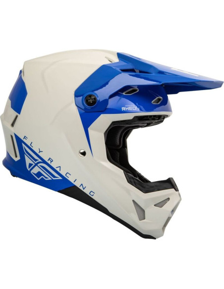 Casque cross Fly Racing Formula CP Slant - Gris Bleu