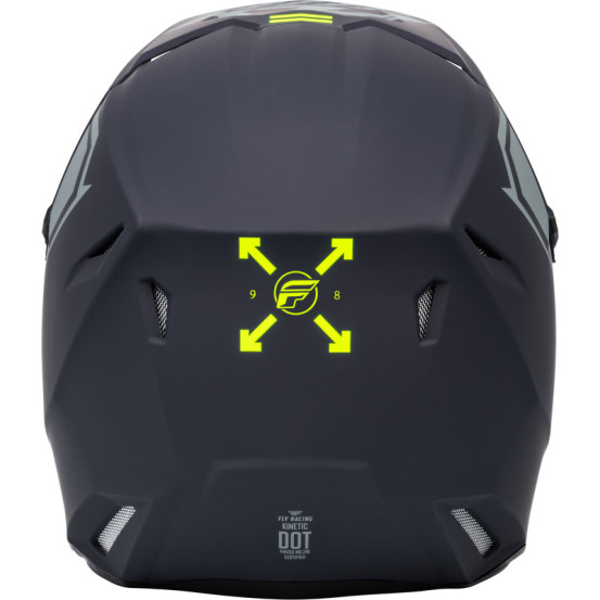 Casque cross enfant Fly Racing 2024 Kinetic Menace - Gris Mat