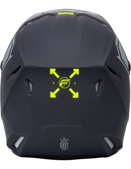 Casque cross enfant Fly Racing 2024 Kinetic Menace - Gris Mat