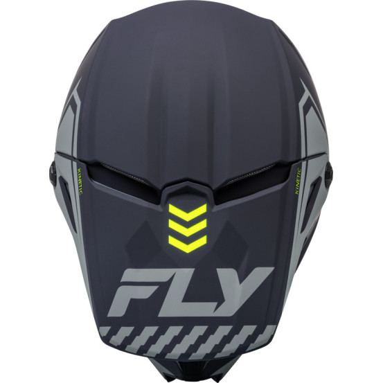 Casque cross enfant Fly Racing 2024 Kinetic Menace - Gris Mat