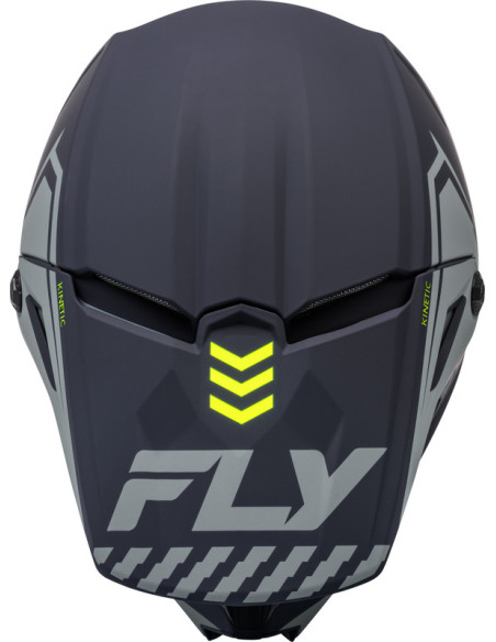 Casque cross enfant Fly Racing 2024 Kinetic Menace - Gris Mat