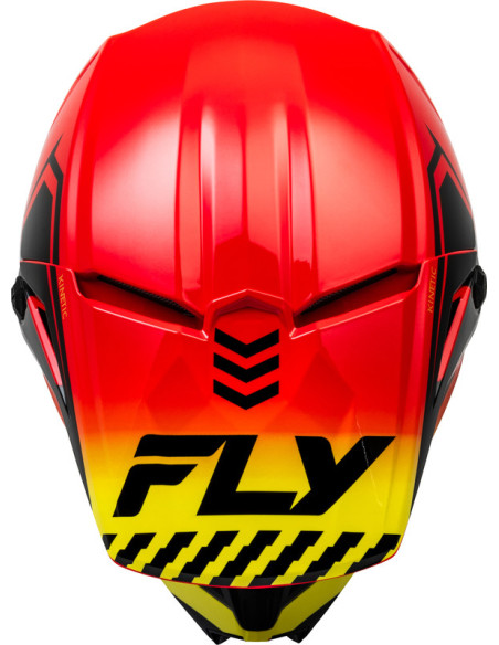 Casque cross enfant Fly Racing 2024 Kinetic Menace - Rouge Noir