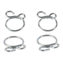 Kit 4 colliers de serrage durite FUEL STAR 13,5mm gris