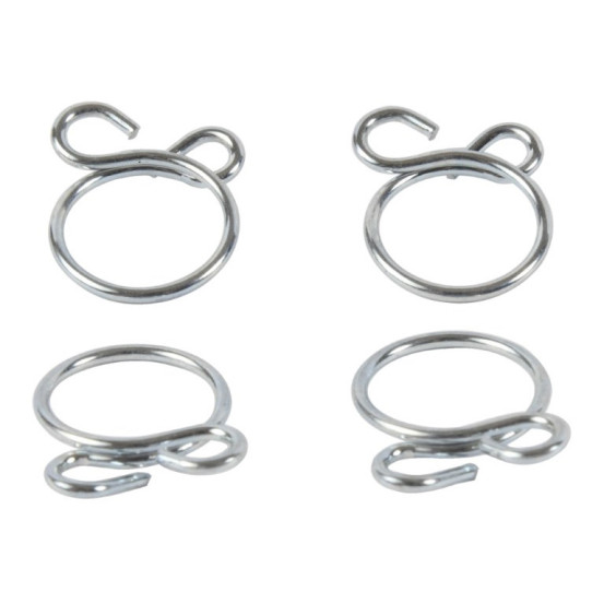Kit 4 colliers de serrage durite FUEL STAR 13,5mm gris
