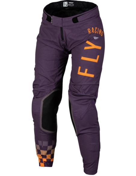 Pantalon cross femme Fly Racing 2024 Lite - Violet Blanc Corail Fluo