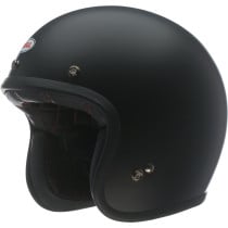 Casque moto jet Bell Custom 500 Solid - Noir Mat
