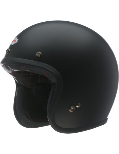 Casque moto jet Bell Custom 500 Solid - Noir Mat