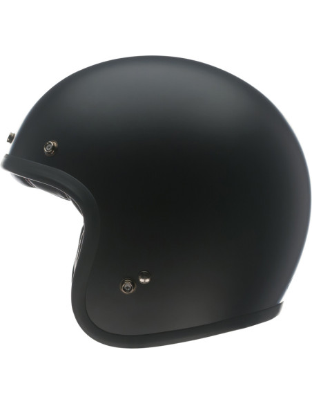 Casque moto jet Bell Custom 500 Solid - Noir Mat
