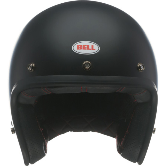 Casque moto jet Bell Custom 500 Solid - Noir Mat