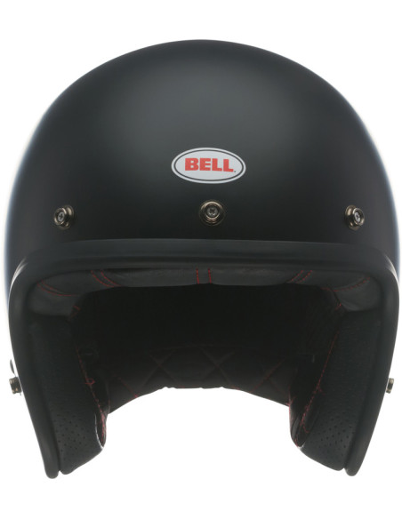 Casque moto jet Bell Custom 500 Solid - Noir Mat