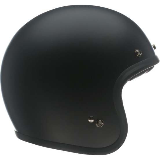 Casque moto jet Bell Custom 500 Solid - Noir Mat