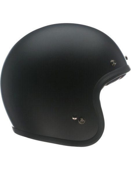 Casque moto jet Bell Custom 500 Solid - Noir Mat