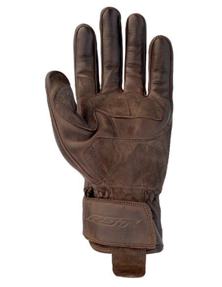 Gants moto cuir RST Crosby - Marron