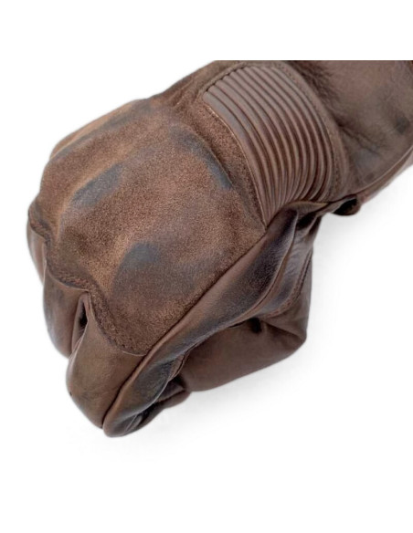 Gants moto cuir RST Crosby - Marron