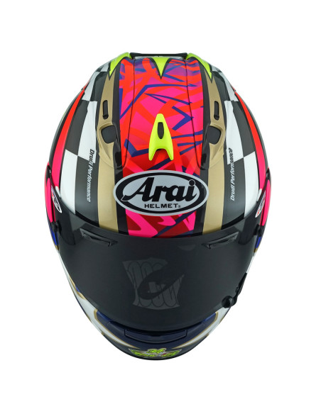 Casque intégral ARAI RX-7V EVO K.SCHWANTZ - Multicouleur