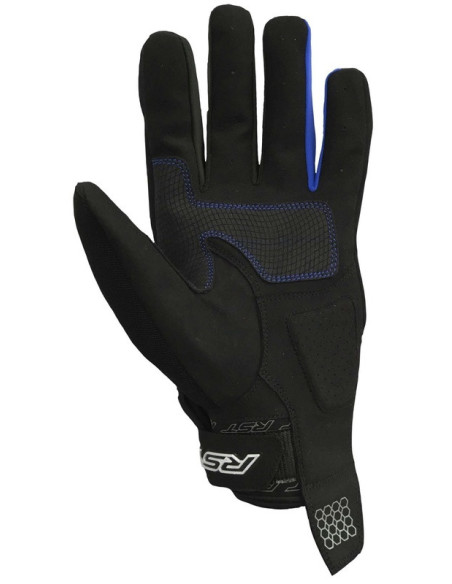 Gants moto textile RST Rider - Bleu