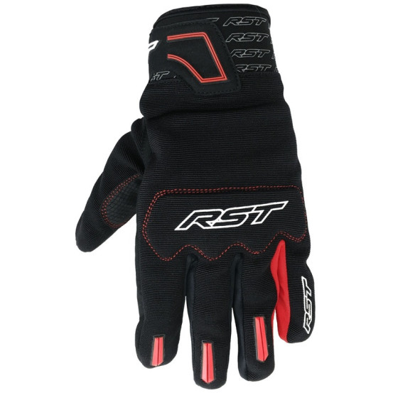 Gants moto textile RST Rider - Rouge