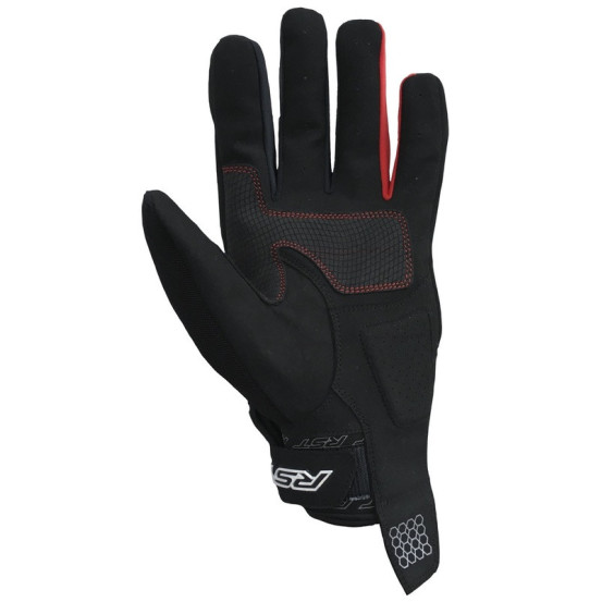 Gants moto textile RST Rider - Rouge