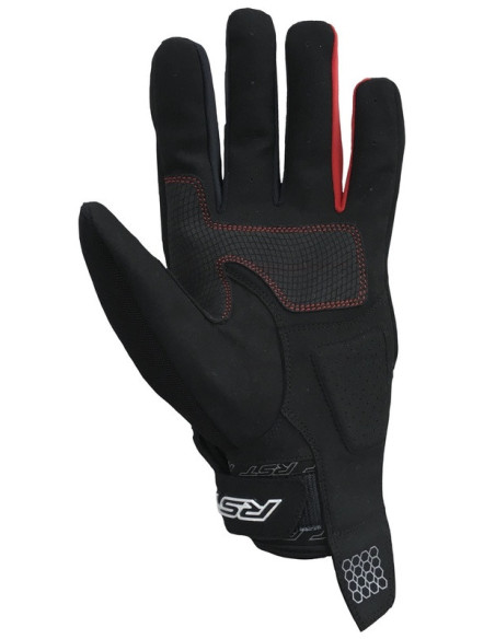 Gants moto textile RST Rider - Rouge