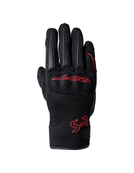 Gants moto textile RST S1 Mesh - Rouge